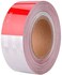 SLanguage Reflective Tape Red In White DOTC2 Industrial Marking Tape for Outdoor Cars Trucks Boats2x85FT