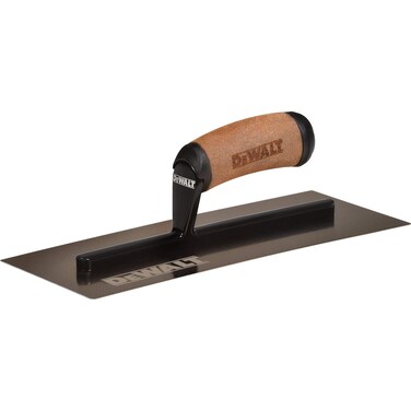 DEWALT 12 07 MM Drywall Curved FLEX Trowel  TripleHardened Stainless Steel HighImpact Handle  Sheetrock Gyprock WallBoard Plasterboard  DXTT2971