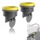 SAMIQU 2PCS Toilet Flanges Wax Rings with Prevent Backflow Valve  Thick Wax Bowl Ring Fits 324 inch Waste Lines Easy Installation