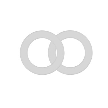 Lychee Light Toilet Seal Rings Silicone Toilet Gasket Compatible with TOTOT HU440A THU445 10AA 2Pack 54mm ID 80mm ODWC Replacement and Repair Part