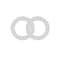 Lychee Light Toilet Seal Rings Silicone Toilet Gasket Compatible with TOTOT HU440A THU445 10AA 2Pack 54mm ID 80mm ODWC Replacement and Repair Part