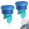 SAMIQU 2PCS Toilet Flanges Wax Rings with Prevent Backflow Valve  Thick Wax Bowl Ring Fits 324 inch Waste Lines Easy Installation