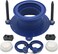 One N Done Toilet Flange Repair Kit  Complete Toilet Seal Repair For Wax Seal Rubber Gasket RingToolFree Nuts Includes 3 12Inch Locking Bolts Bolt Caps Easy Toilet Bowl Repair T10OND200DS