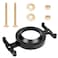 Ophjerg 043817 Toilet Tank to Bowl Bolt Set Compatible with Eljer Toilet Toilet Parts Include Bowl Gasket and Solid Brass Kit Toilet Tank Gasket Kit Also Fit for Most Flush Valve Opening Toilet