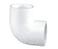 Lakesstory White Plastic 90 Degree Elbow  PVC 34 inch Socket 90 Degree Elbow Pipe Connector Sch 40 PVC Elbow Fitting for Home Sewer Plumbing Water Line