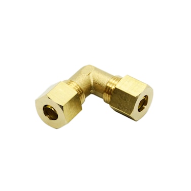5 PCS  316 OD 90 Compression Union ElbowBRASS COMPRESSION FITTING