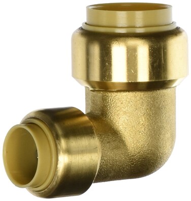 Mueller 631043 DZR LeadFree Brass 90Degree Reducing Elbow 34Inch x 12Inch