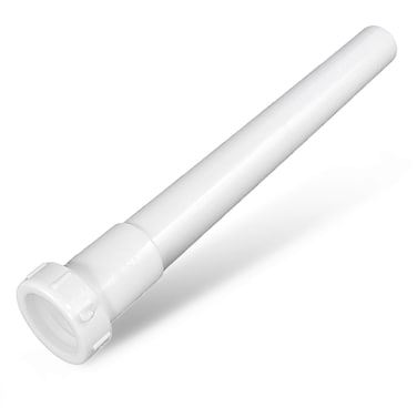 Flexcraft HIGHCRAFT Q34634 Plastic 12 Inch Extension Tube for Tubular Drain Applications 114 Inch White