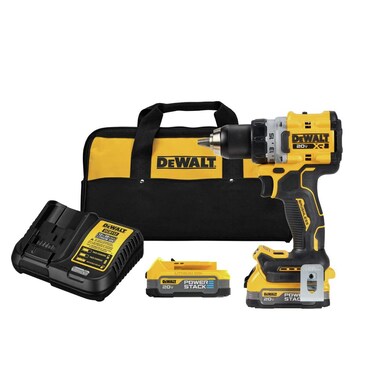 Dewalt DCD800E2 20V MAX XR Brushless LithiumIon 12 in Cordless Drill Driver Kit with 2 Compact Batteries 2 Ah