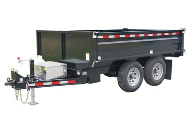 DIY Dump Trailer Construction Plans  Bumper Pull 45 Tipping Angle 10x6