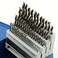 COMOWARE Number Size Drill Bit Set 60pcs Jobber Length Drill Bits Wire Gauge 1 to 60 Black and Gold Finish 135C Split Point High Speed Steel with Metal Indexed Storage Case