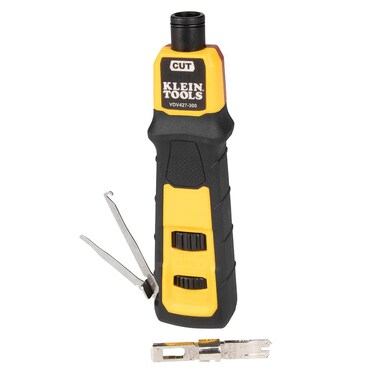 Klein Tools Impact Punchdown Tool 66110 Blade SpringLoaded MIM with BayonetStyle TwistandLock Socket Data Punchdown VDV427300