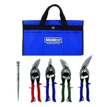 Midwest Tool  Cutlery Midwest Cutlery MWTBULDKIT01 6 Piece Building Preferred Kit with Tool Bag