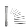 WEITARI Hand Drill Bit Set 10pcs 0830mm Micro Mini Twist Drills with Precision Hand Drill Rotary Tool for Wood Jewelry Plastic Craft DIY
