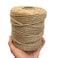 ILIKEEC 5mm Jute Twine 328 Feet Braided Natural Jute Rope Heavy Duty and Thick Twine Rope for DIY Artwork Bundling Home Decor Macrame Projects and Gardening Applications