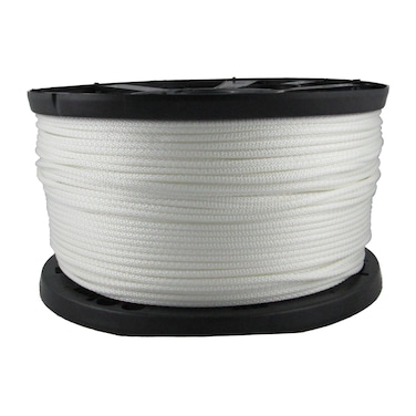 Quality Nylon Rope 316 inch Dacron Polyester  1000 Foot Spool  Solid Braid  Industrial Grade  High UV and Abrasion Resistance  Low Stretch