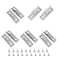 YES Time 304 Stainless Steel 90 Degree Angle Hasp Lock Padlock Eye Set of 5