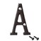 uxcell House Letter 3 Inch Cast Iron Letter a for Home Hotel Mailbox Address Sign