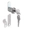 PrimeLine MP4541S Mailbox Lock 118 in Diecast Construction Nickel Plated Finish Keyed Alike single pack
