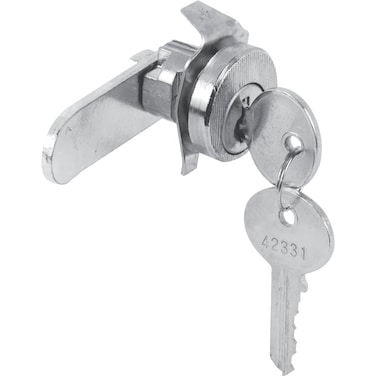 PrimeLine MP4300 Mail Box Lock CutlerFed with Dust Cover Nickel Pack of 1