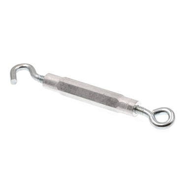 PrimeLine 9070145 Turnbuckles EyeToHook 316 In X 558 In Zinc Plated Steel 10 Pack