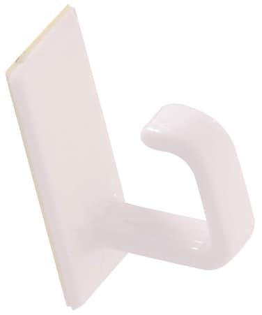 Hillman Hardware Essentials 852974 White Adhesive Cup Hook 6pack