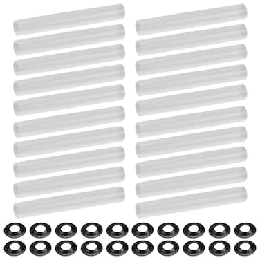 80mm Garage Door Hinge Quiet Roller Sleeves Compatible with Quiet Garage Door Rollers Bearing 20pcs