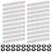 80mm Garage Door Hinge Quiet Roller Sleeves Compatible with Quiet Garage Door Rollers Bearing 20pcs