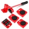 5 Packs Furniture LifterHeavy Furniture Moving System Lifter Kit with 4 SliderFurniture Slides KitHeavy Furniture Roller Move ToolsUp to 200kg440 lb360 Degree Rotatable PadsAdjustable Head of