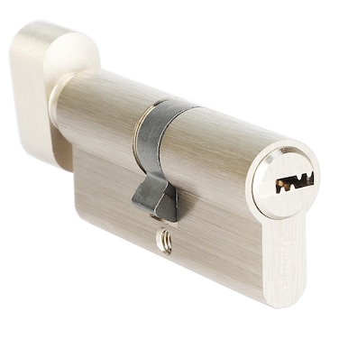 Jeriup 80mm Euro Profile Lock Cylinder Keyed Alike Function with 5 Keys dimple Single Open Copper Lock Cylinder AntiRust Corrosion Resistant AntiTheft Wooden Door Lock Cylinder