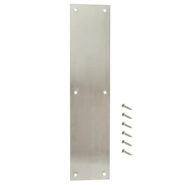 Everbilt 312 in x 15 in Stainless Steel Push Plate