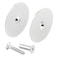 PRIMELINE U 9531 Steel Door Hole Cover Plate Chrome Single Pack
