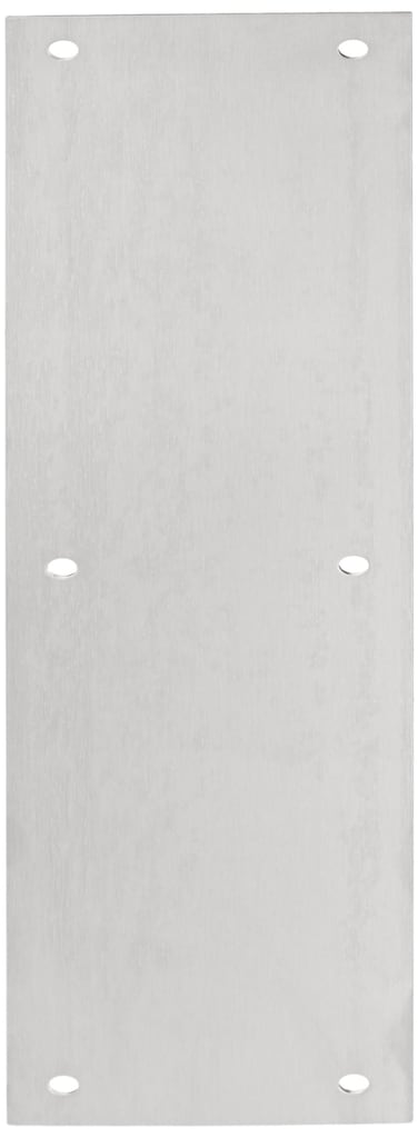 Rockwood 70B32D Stainless Steel Standard Push Plate Four Beveled Edges 15 Height x 312 Width x 0050 Thick Satin Finish