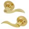 Honeywell Safes  Door Locks 8106001 Honeywell Locking Door Lever Polished Brass