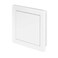Awenta 150 x 150 mm Plastic Access Panel Door  White Opening Flap Cover Plate  Inspection Hatch  Door Latch  Concealed Hinge  Removable Door  Paintable Smooth Surface 6 x 6 Inches