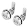 Lpraer Combination Cam Lock Security Locks Set of 2 Password Coded Locks for Safety of Box Cabinet Drawer Mailbox Door Furniture 30mm Silver
