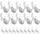 Sartatue Cabinet Cam Locks Keyed Alike 58 Fits on 38 Max Door Thickness Secure File Drawer Mailbox RV Storage Replacement Set Zinc Alloy 58 Inch 10Pcs