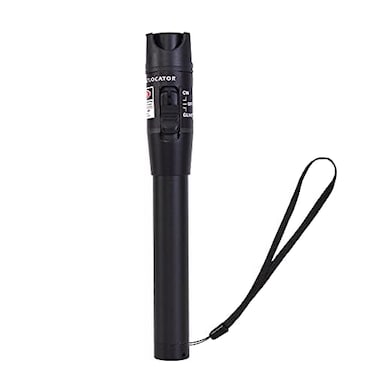 VFLTOOL Visual Fault Locator 30KM Fiber Light Pen Kit for Fiber Network Cable Test VFL Fiber Optic Cable Tester Detector Meter with Universal 25mm Adapter for FC SC ST LC Connectors Aluminum