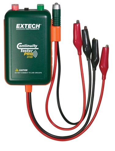 Extech CT20 Remote and Local Continuity Tester green
