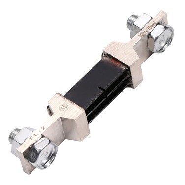 Fielect 300A 75mV DC Current Meter Shunt Resistor Resistance for DC Ammeter Shunt FL2
