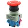 Baomain Emergency Stop Switch Push Button Switch AC 600V 10A Red Mushroom 22mm NO NC 1 PCS