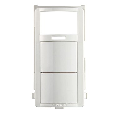 Leviton Combination Motion Sensor and Humidity Sensor Faceplate White DHDKTW