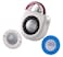 Leviton OSFHUITW FixtureMounted PIR HighBay Sensor with 3 Interchangeable Lenses White