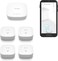 YoLink Smart Home Starter Kit Water Sensor 4Pack  Hub Kit  Sensor Compatible with Alexa and IFTTT 14 Mile Range Instant Remote App TextLimited and Email Alert