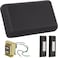 Craftmade CK1001FB Chime Kit includes Flat Black Door Chime T1610 Transformer 2 Black Buttons