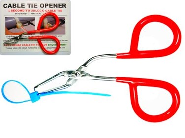 CABLE TIE OPENER  Only 1 Second to Unlock Cable Tie  Lets Reuse Cable Tie  PocketSized  Stainless Steel