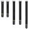 Trilancer Elastic Cinch Straps with AntiSlip Strips 3 Size Combo5Pack Heavy Duty Hook and Loop Storage Straps for Extension Cords Cables Ropes Hoses Bike RV Pant GartersGarage Organization