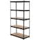 GarveeHome Garage Storage Shelves 5Tier Utility Shelves Adjustable Storage Shelves Industrial Shelving Load 3860 Lbs Heavy Duty Storage Shelves for Garage Kitchen Basement Laundry PantryBlack