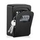 AMMIY Key Lock Box for Outside  Sturdy and Durable Lock Box for House Key5 Key Capacity Lockbox for Keys OutdoorWaterproof Emergency Spare Key Lockbox with Resettable Code for HomeGarageAirbnb