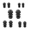 ezfit Long Threads Cable Gland 10 Pack Plastic Waterproof Adjustable 313mm Cable Connectors PG7 PG9 PG11 PG135 PG16 Cable Glands Joints with Gaskets Enough Thread Long Thread